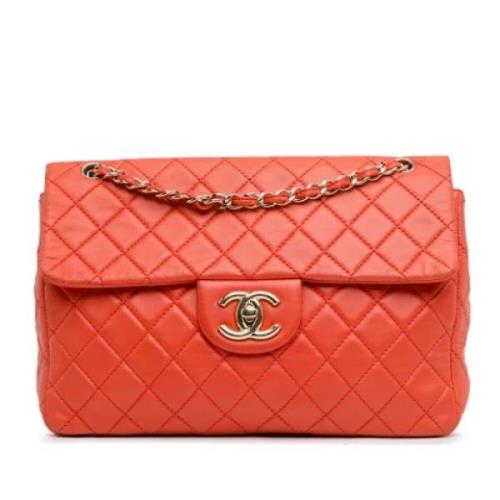 Chanel Vintage Pre-owned Laeder axelremsvskor Red, Dam