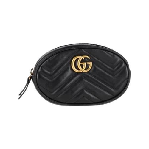 Gucci Vintage Pre-owned Laeder gucci-vskor Black, Dam