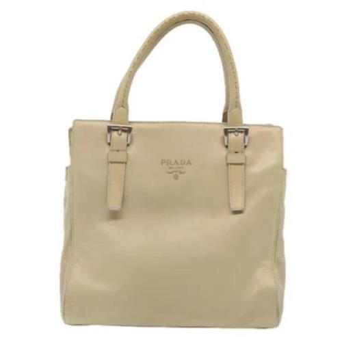 Prada Vintage Pre-owned Laeder prada-vskor Beige, Dam