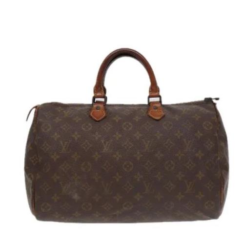 Louis Vuitton Vintage Pre-owned Canvas handvskor Brown, Dam