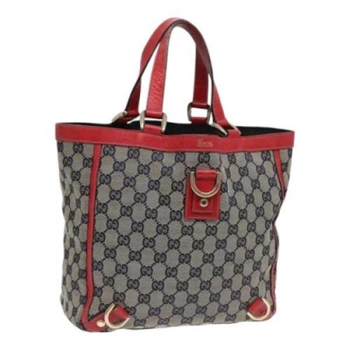 Gucci Vintage Pre-owned Canvas handvskor Gray, Dam