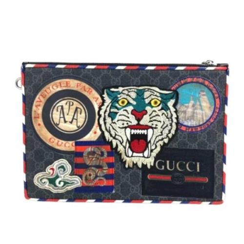 Gucci Vintage Pre-owned Tyg gucci-vskor Gray, Unisex