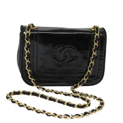 Chanel Vintage Pre-owned Tyg chanel-vskor Black, Dam