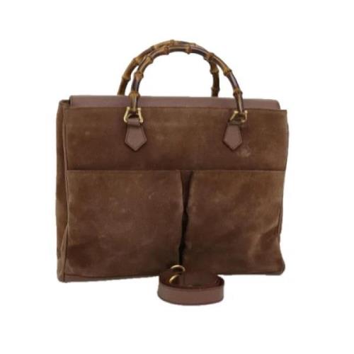 Gucci Vintage Pre-owned Mocka gucci-vskor Brown, Dam