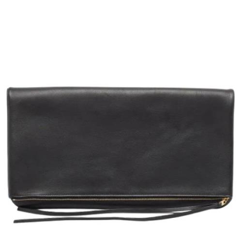 Celine Vintage Pre-owned Laeder kuvertvskor Black, Dam