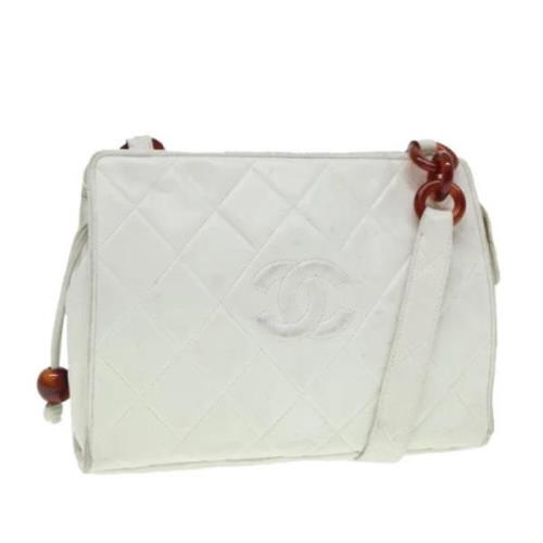 Chanel Vintage Pre-owned Laeder chanel-vskor White, Dam