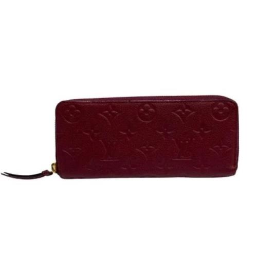 Louis Vuitton Vintage Pre-owned Laeder plnbcker Red, Dam