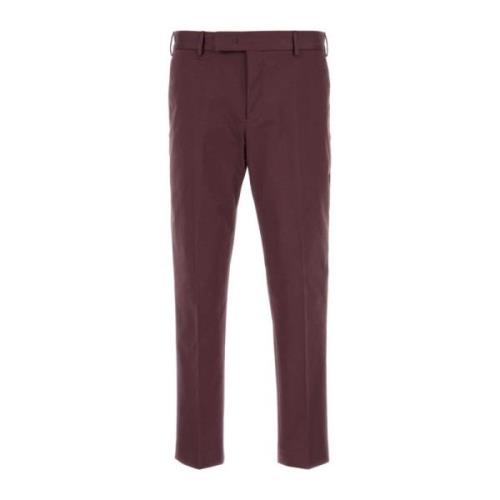 PT Torino Stretch Ull Plommonbyxor Purple, Herr