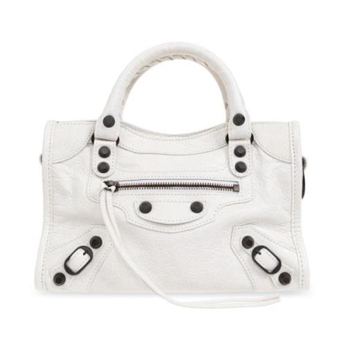 Balenciaga Axelväska Le City Mini White, Dam