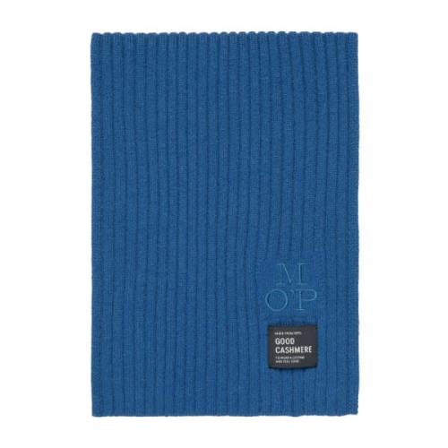 Marc O'Polo Stickad halsduk Blue, Herr