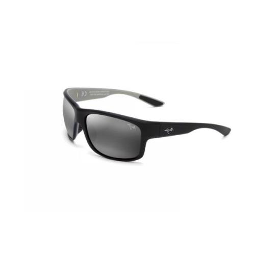 Maui Jim Polariserade solglasögon för utomhusäventyr Black, Unisex