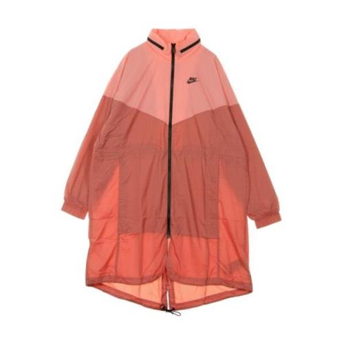 Nike Windrunner Trench Jacket i Redwood/Sunblush/Black Red, Dam