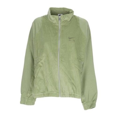 Nike Corduroy Fleece Jacka med Air Logo Green, Dam