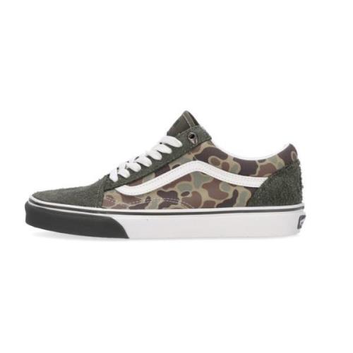 Vans Grape Leaf Låg Sneaker med Flammor Multicolor, Herr