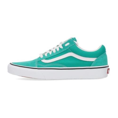 Vans Grön låg sneaker med gummisula Green, Herr