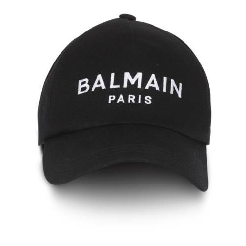 Balmain Broderad Paris keps Black, Dam