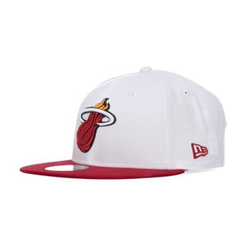 New Era Miami Heat NBA Keps Vit White, Herr