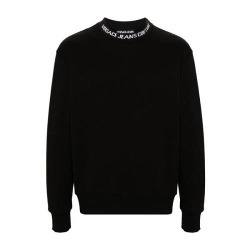 Versace Jeans Couture Svart Sweatshirt Aw24 Herrmode Black, Herr