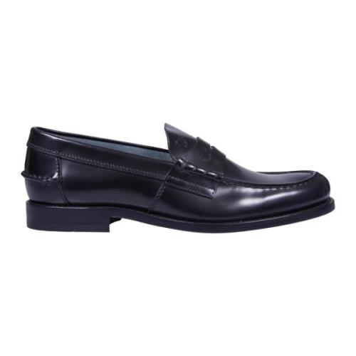 Tod's Svart Läder Loafer Mockasin Skor Black, Herr