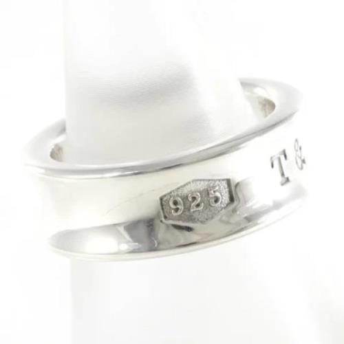 Tiffany & Co. Pre-owned Pre-owned Silver ringar Gray, Dam