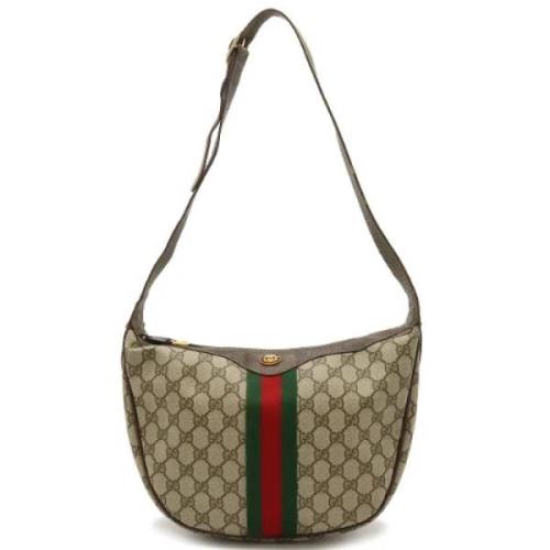 Gucci Vintage Pre-owned Canvas gucci-vskor Beige, Dam