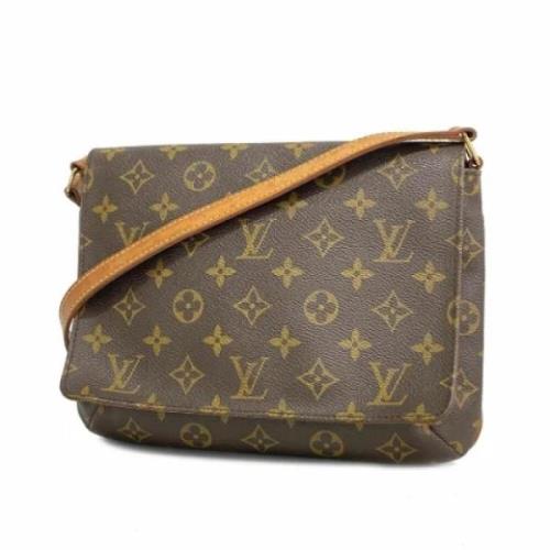 Louis Vuitton Vintage Pre-owned Tyg louis-vuitton-vskor Brown, Dam