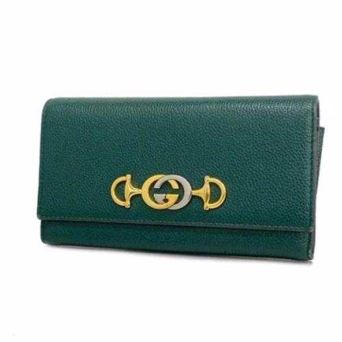 Gucci Vintage Pre-owned Laeder plnbcker Green, Dam