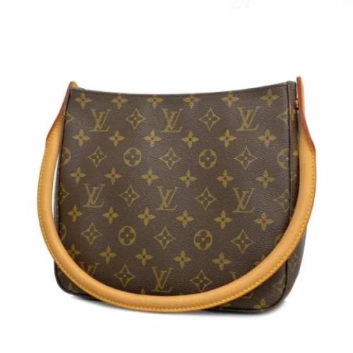 Louis Vuitton Vintage Pre-owned Tyg louis-vuitton-vskor Brown, Dam