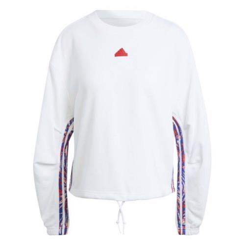 Adidas Express Hoodie White, Dam