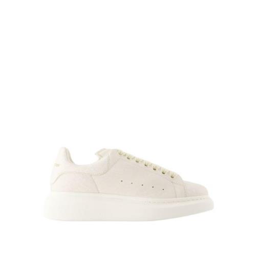 Alexander McQueen Vita Läder Oversized Sneakers White, Dam