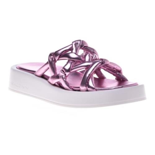 Baldinini Sandal in pink eco-leather Pink, Dam