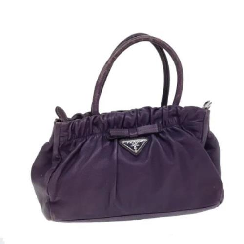 Prada Vintage Pre-owned Laeder prada-vskor Purple, Dam