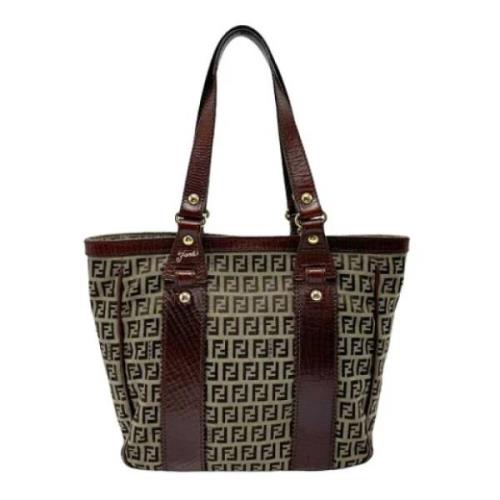 Fendi Vintage Pre-owned Laeder fendi-vskor Brown, Dam