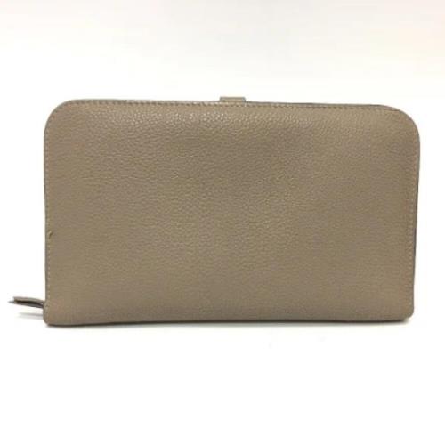 Hermès Vintage Pre-owned Laeder plnbcker Beige, Dam