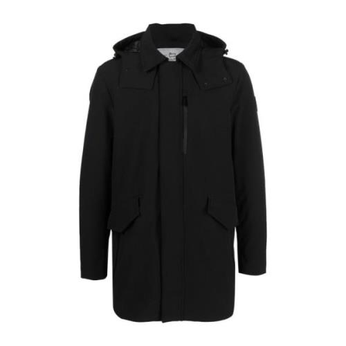 Woolrich Huva Vadderad Jacka Black, Herr