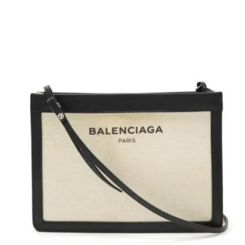 Balenciaga Vintage Pre-owned Canvas balenciaga-vskor Beige, Dam