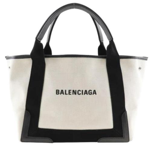 Balenciaga Vintage Pre-owned Canvas balenciaga-vskor Beige, Dam