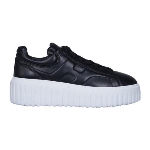 Hogan Casual Sneakers för Män och Kvinnor Black, Dam