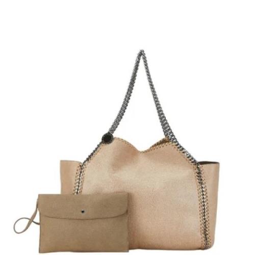 Stella McCartney Pre-owned Pre-owned Polyester axelremsvskor Beige, Da...