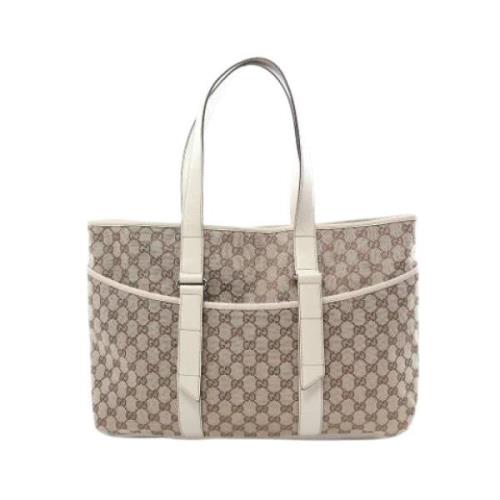 Gucci Vintage Pre-owned Laeder gucci-vskor Beige, Dam