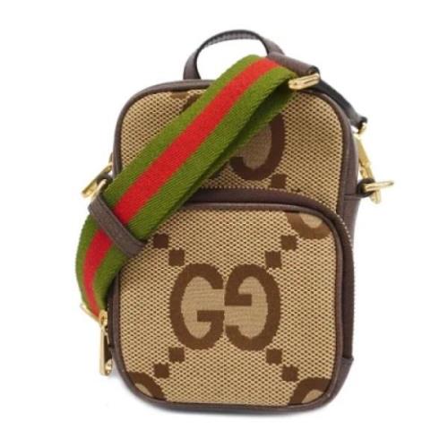 Gucci Vintage Pre-owned Canvas gucci-vskor Brown, Dam