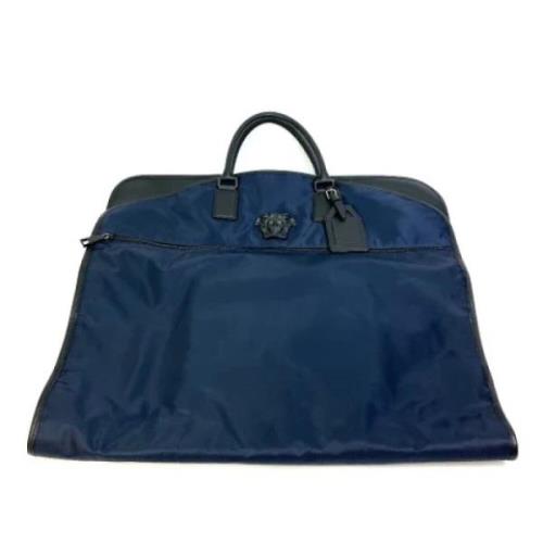 Versace Pre-owned Pre-owned Tyg handvskor Blue, Herr