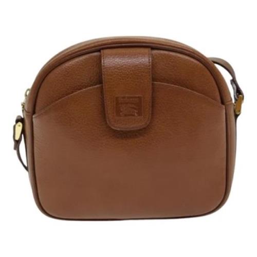 Burberry Vintage Pre-owned Laeder crossbodyvskor Brown, Dam