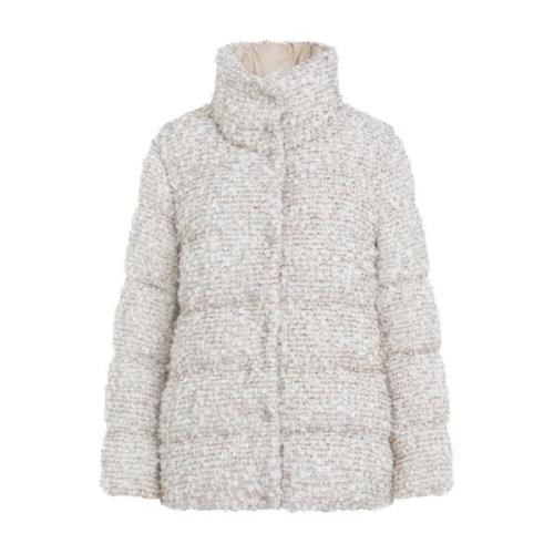 Moncler Ljus Beige Cochevisse Jacka Beige, Dam