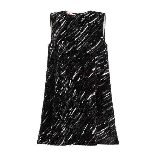 Marni Svart Klänning Crn99, Elegant Stil Black, Dam