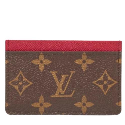 Louis Vuitton Vintage Pre-owned Belagd canvas plnbcker Brown, Dam