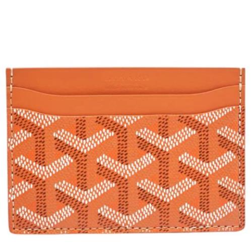 Goyard Vintage Pre-owned Belagd canvas plnbcker Orange, Dam