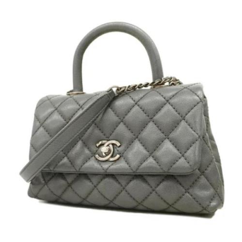 Chanel Vintage Pre-owned Laeder chanel-vskor Gray, Dam