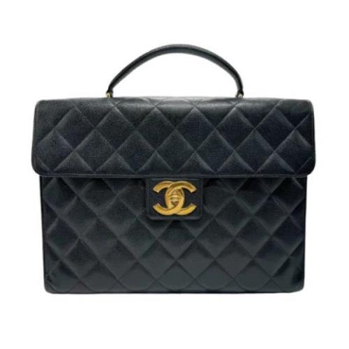 Chanel Vintage Pre-owned Laeder chanel-vskor Black, Dam