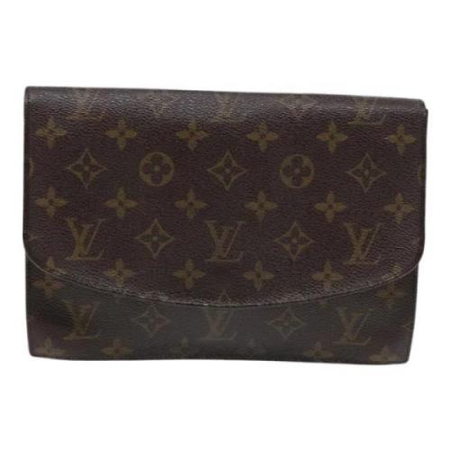 Louis Vuitton Vintage Pre-owned Canvas kuvertvskor Brown, Dam